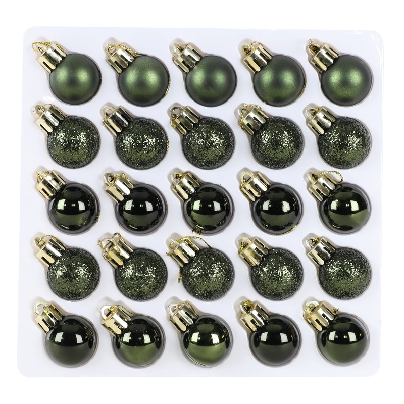 Christmas Concepts® Pack of 25-25mm, 2.5cm (1") Mini Christmas Tree