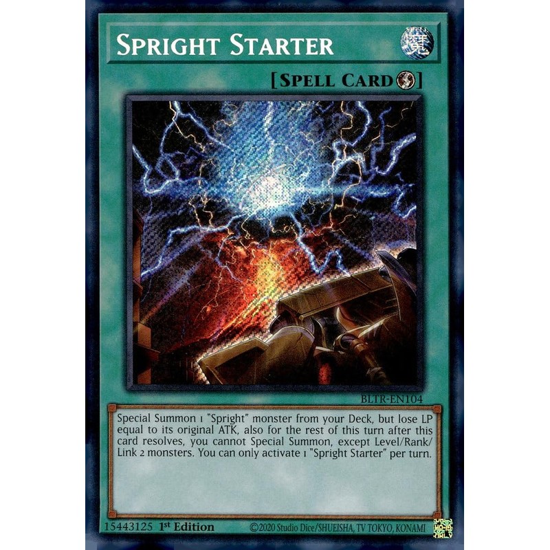 Spright Starter - BLTR-EN104 - Secret Rare - 1st Edition