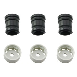 ZYAMY 3PCS Cushion Cap Shock Cap Dust Cap Shock Absorbing Nesting 029 039 MS210 021 MS250 025 MS390 MS310 Rubber AV Ring Buffer Mounting Kit Large Buffer Cap