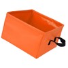 Collapsible Basin Leakage Proof Portable Folding Camping Bucket for Travel