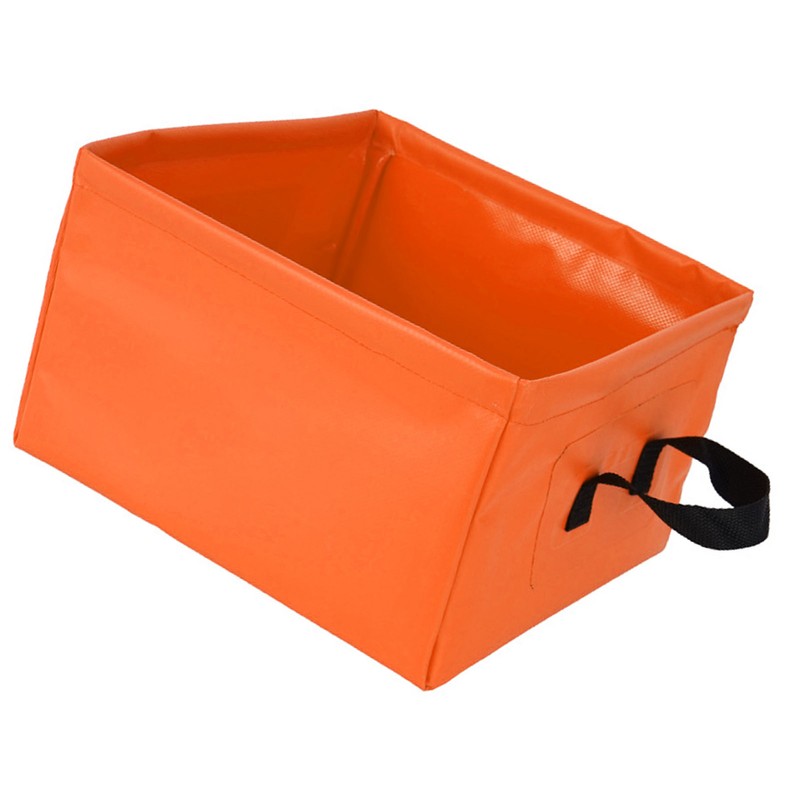 Collapsible Basin Leakage Proof Portable Folding Camping Bucket for Travel