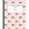 Ginger Cats With Bows: Composition Notebook 120 Ruled Pages For