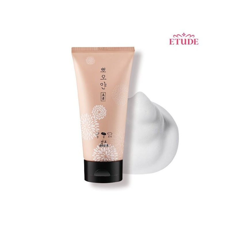 Etude 뽀오얀 미소 발효 클렌징폼 150ml /폼클렌징 Poaoyan Smile Fermentation