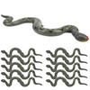 10pcs Inflatable Snakes Toy Scary Snake for Garden Farm Swimming