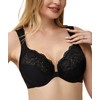 Lemorosy Women's Full Cup Unpadded Underwired Bra, Front Closure Bra,