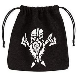 Q WORKSHOP Dwarven Black & White Dice Bag
