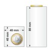 Acrylic Block 40 x 40 x 80 mm Transparent, All-Round