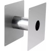 Camplux 2.36 in. Adjustable Wall Thimble Stainless Steel for Gas