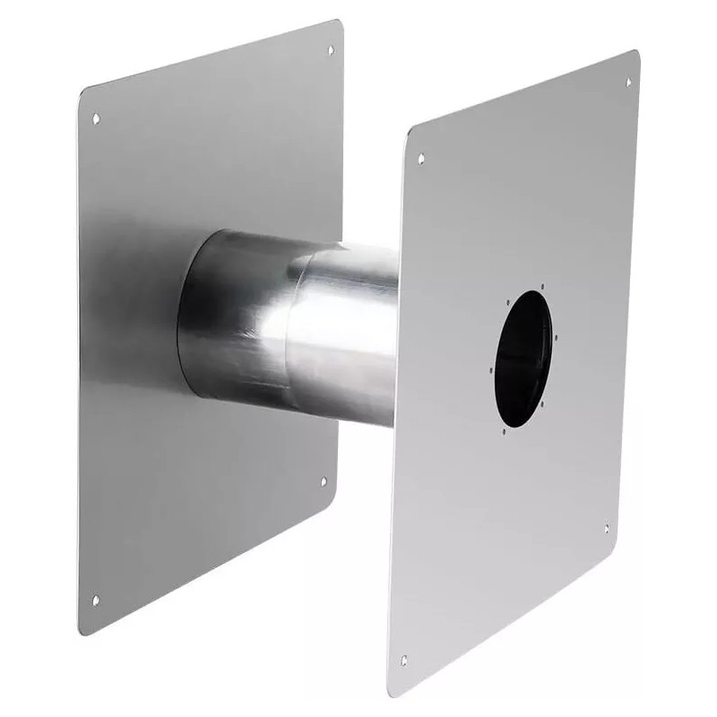 Camplux 2.36 in. Adjustable Wall Thimble Stainless Steel for Gas