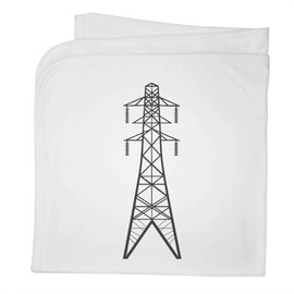 Azeeda 'Electric Pylon' Cotton Baby Blanket/Shawl (BY00039301)