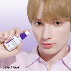 DERMAFIRM Peptology - Ampolla de retinoides – Piel de vidrio con péptidos y niacinamida – Suero facial antienvejecimiento para minimizador de poros, m