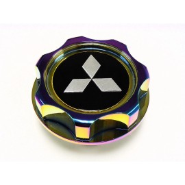 ACCESSORIES MITSUBISHI MOTORS ENGINE BILLET ALUMINUM NEO CHROME VALVE COVER CAP OIL FILLER S