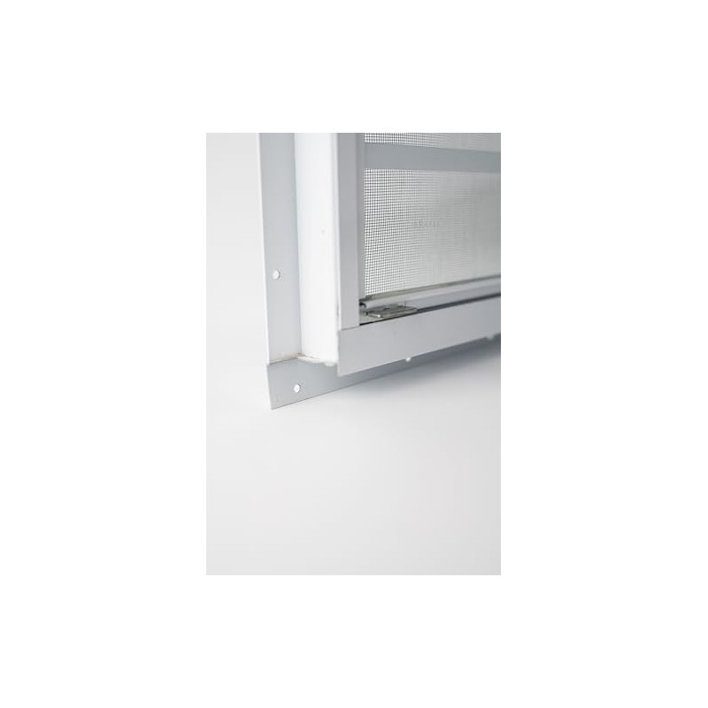 Shed Window 16x16 White - Vertical Slider with Tempered Glass