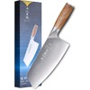 SHI BA ZI ZUO Meat Cleaver Knife, 7.5-inch Professional Stainless