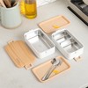 gimmiebox premium stainless steel bento box lunch box with compartments
