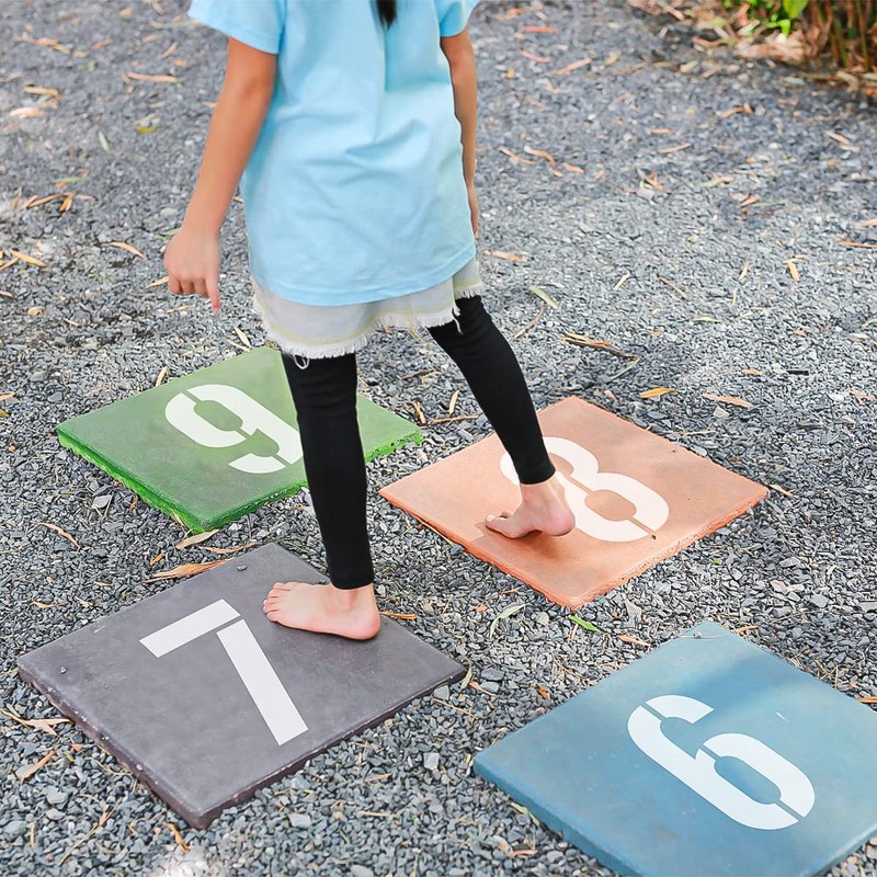 30 cm Large Number Stencils, Reusable Plastic Number Stencils, 0-9