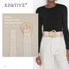 XZQTIVE - Cinturón ancho elástico para mujer, para vestidos, con