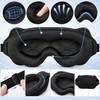 3D Sleep Mask for Sleeping – Soft Breathable Light-Blocking Eye