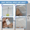 W10866538 W11043011 Refrigerator LED Light Replacement with Cover
