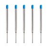 DunBong Replaceable Ballpoint Pen Refills, Blue Ink Refill Pack of