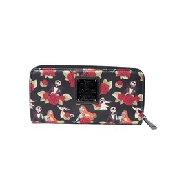 Loungefly Nightmare Before Christmas Jack Sally Wallet Zip Around Clutch