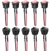Gebildet 10pcs AC 6A/250V 10A/125V SPST 2 Pins 2 Position