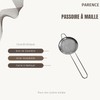 PARENCE.- Set di 2 setacci in acciaio inox da 8
