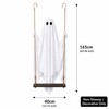 Large Hanging Swing Ghost for Halloween – Light-Up Flying Ghost