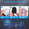 MICTUNING High Brightness Wireless LED Strobe Light 8 Colors Rechargeable