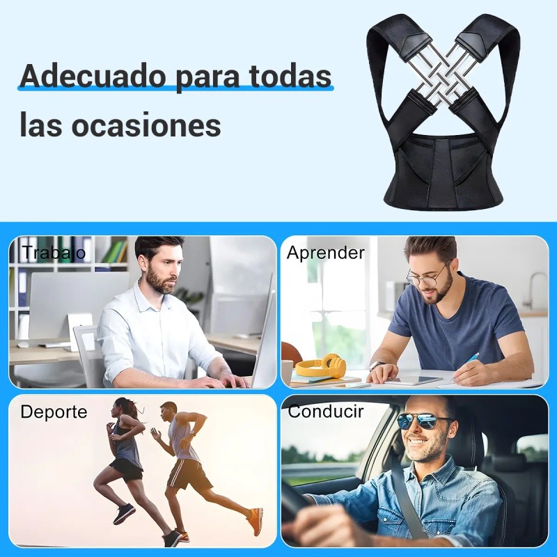 Faja Ortopdica Correctora De Postura Unisex Calidad