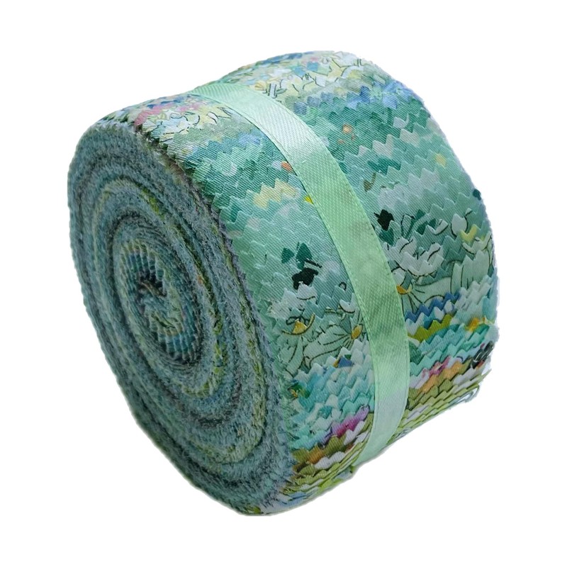 HANPATQUI 40 Strip Jelly Roll Fabric Strips for Sewing, 100%