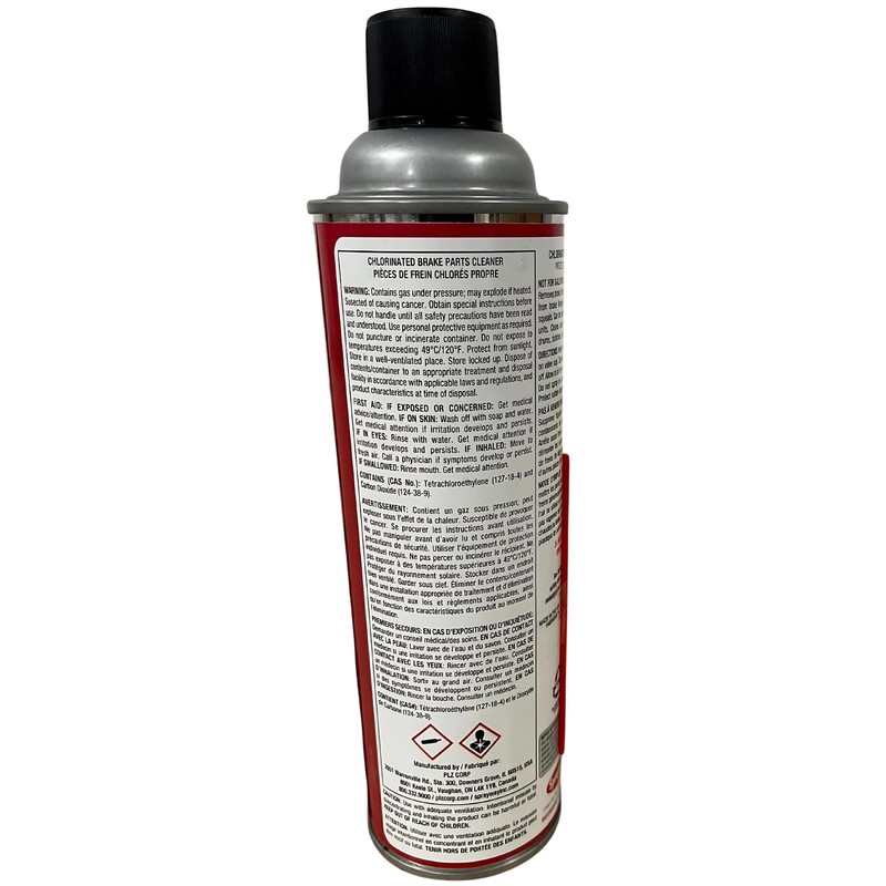Sprayway SW330 Chlorinated Brake Parts Cleaner, 18.5 oz