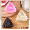 Onigiri Mold Triangle, 2 Pack Large Rice Ball Mold Sushi