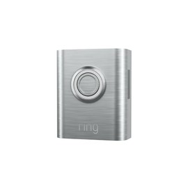 Ring Metallic Interchangeable Faceplate for Doorbells - Battery Doorbell Plus, Battery Doorbell Pro - Brushed Silver