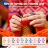 10 Crochet Hooks, Adjustable Crochet Guide Rings for Finger Knitting,