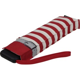 Doppler Pocket Umbrella Carbon Steel Slim Delight, red