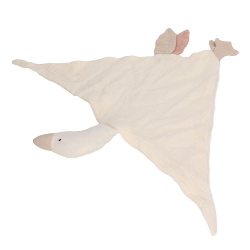 Baby Goose Shaped Security Blanket Soft Cotton Breathable Cute Security