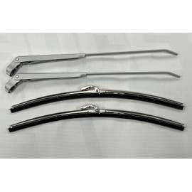 Chevyparts Windshield Wiper Arm and Blade Set 1973-1984 Chevy GMC Pickup Truck Blazer C10