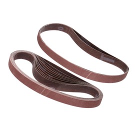 Kozelo 12pcs Sanding Belts 13mm x 452mm 240 Grit Sandpaper Belt Strips for Sanding Paper Wood Painting Sanding Metal Polishing