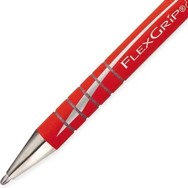 Paper Mate Flexgrip Elite Ballpoint Pens | Medium Point (1.4mm) | Red | Retractable | 12 Count