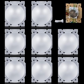 SupKing 8 Pcs Plant Rooting Grow Propagation Ball Air Layering Pods Clear Assisted Cutting Rooting Reusable Plant Rooting Device High Pressure Ball Grafting Device Root Box for Plants