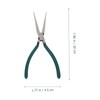 Operitacx 2pcs Warp Knitting Machine Needle Pliers Long Nose Design