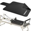 TOBWOLF Pilates Reformer Mat, 39" x 24" Non-Slip Suede Cover,