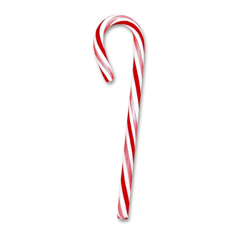 Spangler Classic Red and White Peppermint Candy Canes - Natural