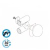 MyHomeware White Extra Hanger for Heated Towel Rail Radiator -