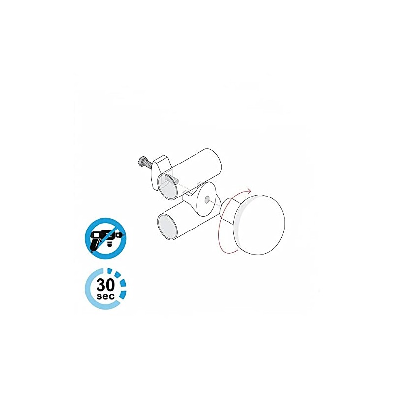 MyHomeware White Extra Hanger for Heated Towel Rail Radiator -