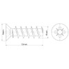 4mm x 13mm Euro Screws for Hinges Draw Runner Screws