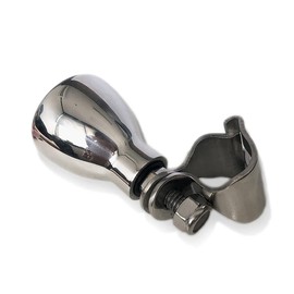 FCOUIID Boat Steering Wheel Control Knob 316 Stainless Steel Oval Rail Only Medium 1.5"