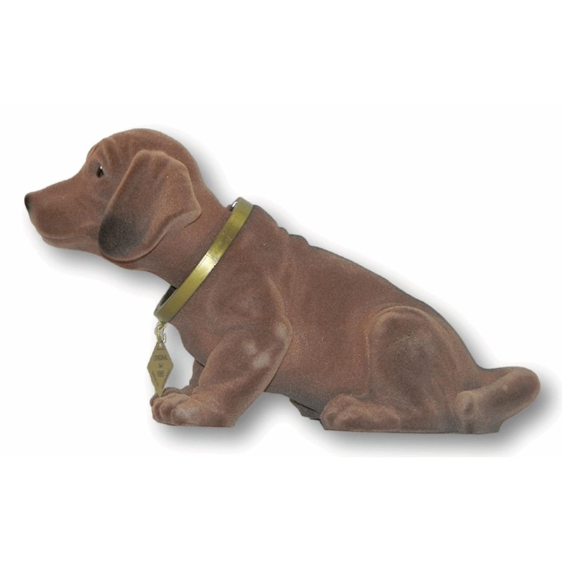 Nodding Dog Figure, Dachshund, Height 18 cm, with Nodding Head