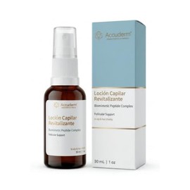 Loción Capilar Revitalizante 30ml – Tratamiento Anticaída para Cabello, Barba y Cejas con Biotina, Cafeína y Niacinamida, Estimula el Crecimiento y Nu
